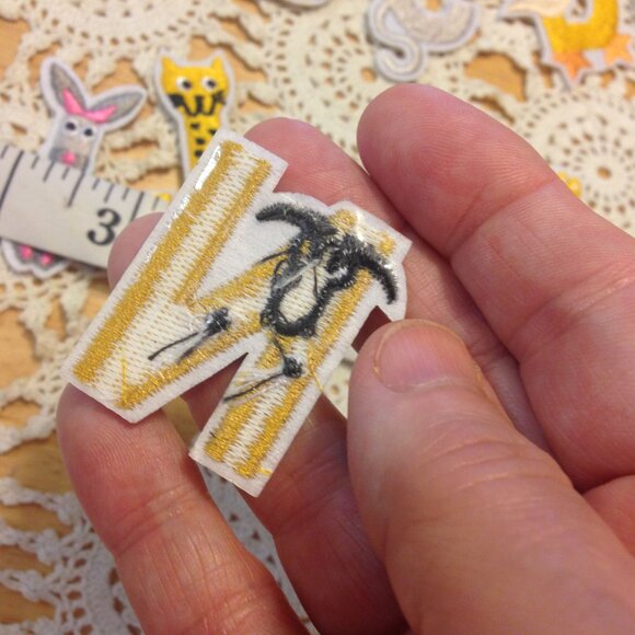 Adorable alphabetc iron on/ sew on patches bundle - Picture 10 of 10